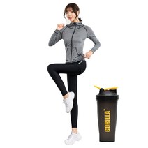 여성용 멀티 스포츠 웨어 5종 + 고릴라보틀 세트