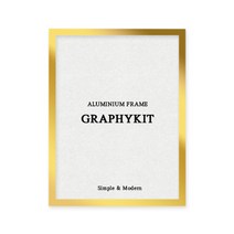 코쿼드 그라피킷 알루미늄 액자프레임, 유광 골드