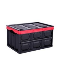 접이식 트렁크 수납박스 56L, 블랙