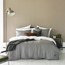 슬립앤슬립 헤이마 미로틱 누비 이불 커버, 그레이