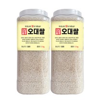 대한농산 23년햅쌀 통에담은 철월오대쌀, 2개, 2kg