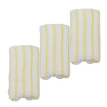 루이본 늘어나는 샤워타올, 옐로우, 3개