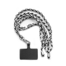 전기종 휴대폰 사각 스트랩, 블랙그레이, 1개