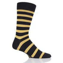 삭샵 남성용 뱀부 스트라이프 양말