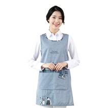 포린 앞치마, 블루, 1개