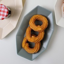 루비코코 팔각 스파게티 롱 접시, 그레이, 1개