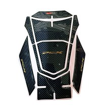 튠에이블 PCX 21년식 에폭시 카본 스타일 오토바이 탱크 패드 스티커, 블랙, 1개