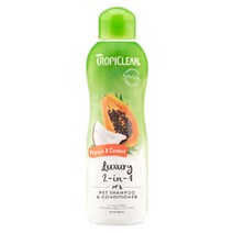 트로피크린 파파야 앤 코코넛 강아지 샴푸, 1개, 592ml