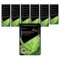 네이처바이 포맨 숯 미네랄 알로에 마스크팩, 25ml, 50개