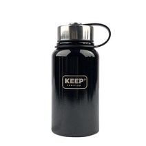 KEEP 스포츠 보틀 보온병, 블랙, 650ml
