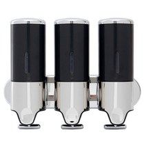 홈스토리 물비누 디스펜서 3구 블랙 450ml, 1개