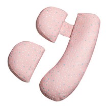 타니 임산부 바디필로우 U형 H형 23번, 핑크 + 화이트