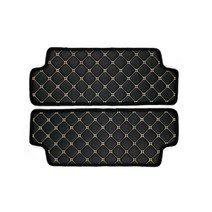 CAIMAN 쏘렌토 4세대 쏘렌토 MQ4 카이만 퀄팅 레더 1열 언더커버 1열 좌 + 우, 블랙, 1세트