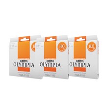 OLYMPIA HQ 일렉 기타줄 3p, HQE-1152, 노란색