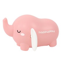 해피플레이 헤엄치는 아기코끼리 목욕놀이완구 10 x 5.5 cm, 핑크