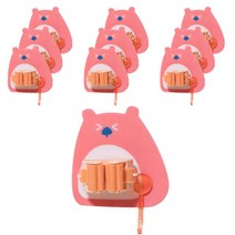 양손컴퍼니 캐릭터 폴대 거치대, 오렌지, 10개