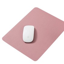 와이앤비 가죽 양면 마우스 패드, 인디핑크 + 살구, 1개