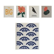 라니핏 대나무 펄프 소재 행주 랜덤발송, 5개