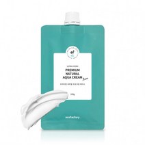 에코팩토리 프리미엄 네추럴 수분크림 베이스, 100g, 1개