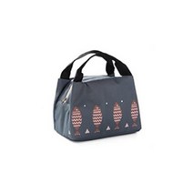 물고기 지퍼 보온보냉백, 다크그레이