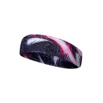 산틱 스포츠 자전거 헤어밴드 W8P026, 퍼플