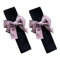 MEO 리본 안전벨트 커버, 핑크, 2개