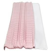 편백아트 3D메쉬 모달 매트, 핑크 + 그레이