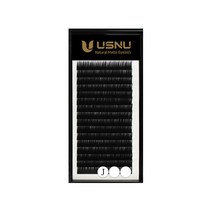 어스엔유 아이래쉬 무광 연장 속눈썹 J컬 일반형 T0.15mm x 8mm, 1개