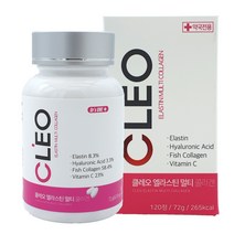 클레오 엘라스틴 멀티 콜라겐 72g, 120정, 1개