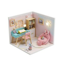 미니멀 큐트 미니어쳐 DIY 키트, 공부방