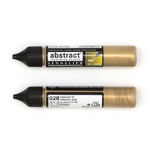 시넬리에 애브스트랙트 아크릭 3D 라이너 물감 028 Iridescent Gold 2p, 27ml, 1색