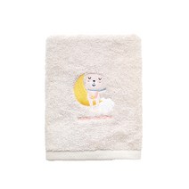 맘스네이처 대나무 아기타올 160g 밤부사 80 x 40 cm, Beige 피치곰, 1개