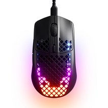 스틸시리즈 Aerox 3 게이밍 유선 마우스 62599, 블랙