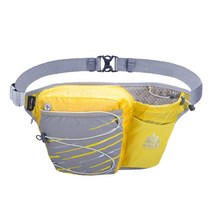 아오니지에 러닝 등산 힙색 플립벨트 W8103, 옐로우