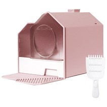 딩동펫 고양이 러브 하우스형 화장실   모래삽, 핑크(화장실)