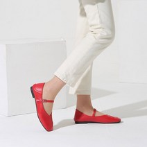 미스톡 여성용 사선 메리제인 플랫슈즈