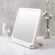 화장실 벽걸이 수건걸이 거울, 화이트