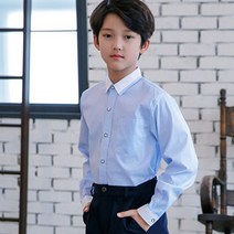 잭키드 남아용 엔틱 긴팔 와이셔츠