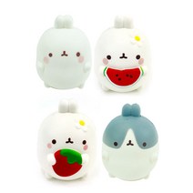 몰랑이 스퀴시 말랑이 장난감 4종 세트, 혼합색상