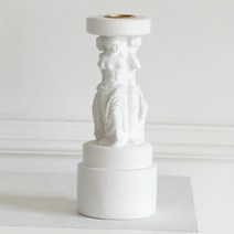 그리스 장식 캔들 홀더, 11 여신상 화이트