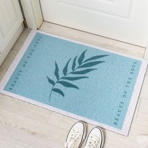 모던 플랜트 코일 현관 발매트, E타입