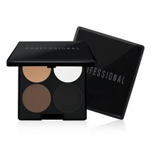 레브쌍 프로페셔널 아이섀도우 4홀 1, 화이트 + 베이지 + 브라운 + 블랙, 1개
