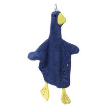 행복의모든것 주방 예쁜 동물 캐릭터 고리형 행주, 블루 오리, 1개