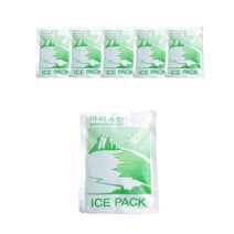 부직포 젤 아이스팩 완제품 15 x 20 cm, 6개, 1개입