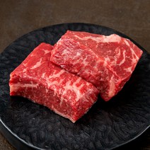 횡성명품한우 1+등급 채끝 두툼스테이크용 (냉장), 400g, 1개