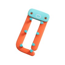 비제스코 간편 싱크대 음식물 쓰레기 그물망 포함 걸이 오렌지, 1개입, 1개