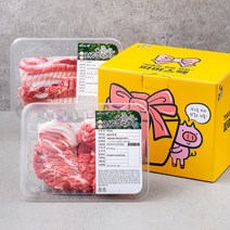 도뜰 제주흑돼지 삼겹살 500g + 목심살 500g 간편 선물세트 (냉장), 1세트