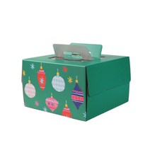 오너먼트 쉬폰 케익박스 2호, 혼합색상, 25개