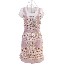 에이스 포켓 플라워 주방 앞치마 74 x 76 cm, A01, 1개