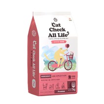 힐링타임 반려묘 전연령 캣 체크 올라이프 건식사료, 닭, 7kg, 1개